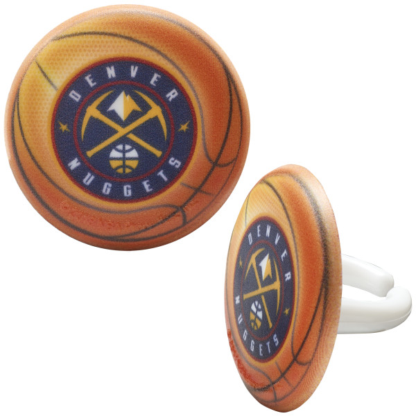 NBA Team Basketball Cupcake Rings