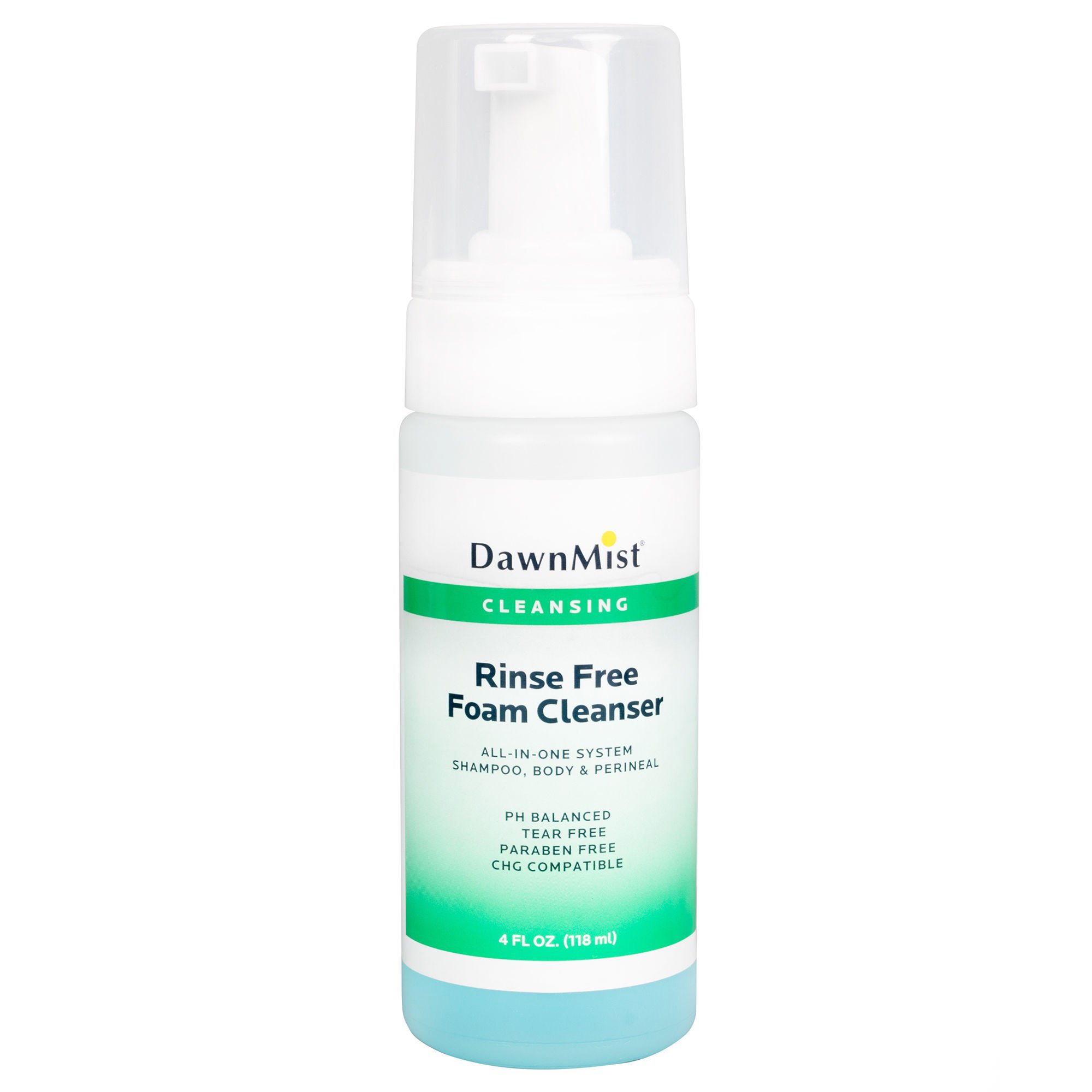 Dukal CLEANSER, FOAM RINSE FREE 4OZ (24/CS)