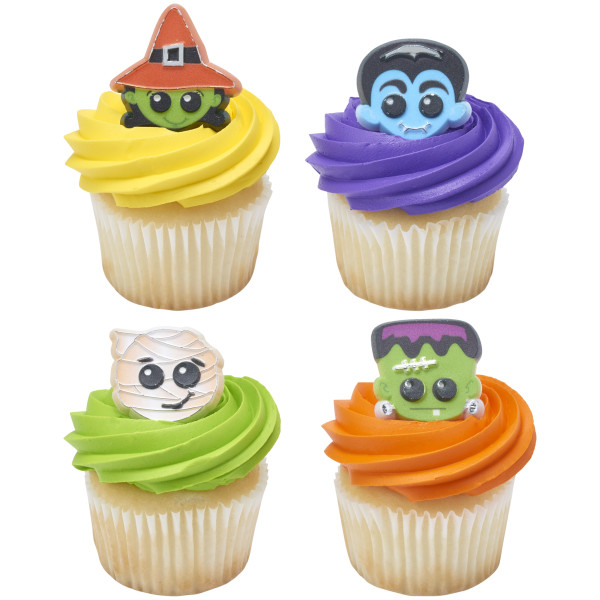 Halloween Characters Cupcake Rings