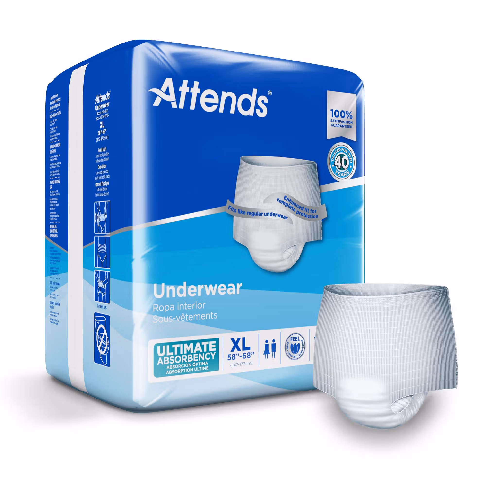 Attends® Advanced Underwear, X-Large