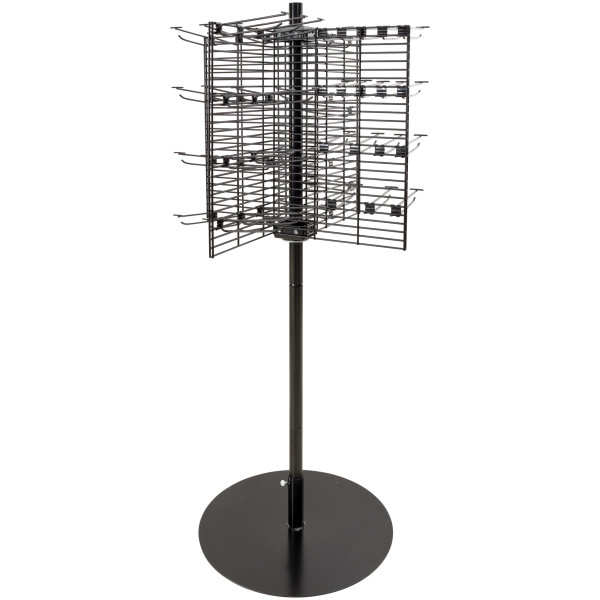 Black Half Floor Spinner Candle Rack