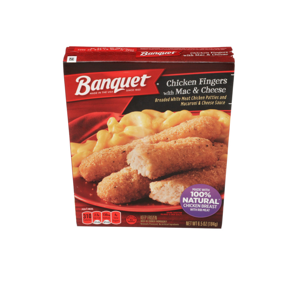 BANQUET Chicken Fingers With Mac And Cheese Conagra Foodservice