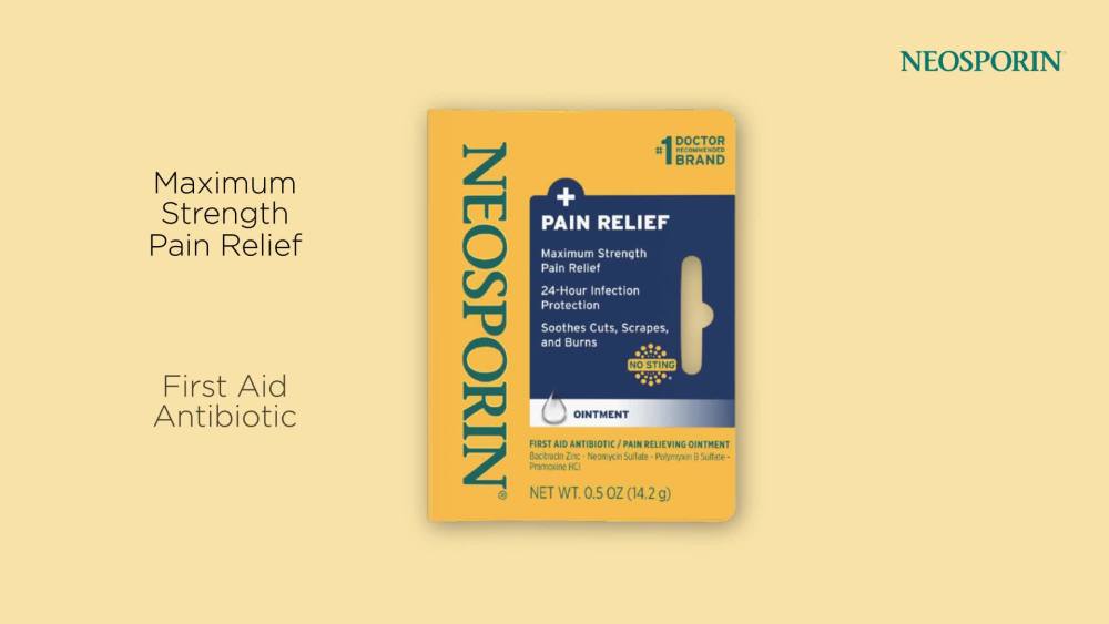 Neosporin + Pain Relief Dual Action First Aid Antibiotic Cream, 1 oz - image 2 of 17