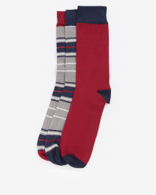 Confezione regalo con calzini in tartan 