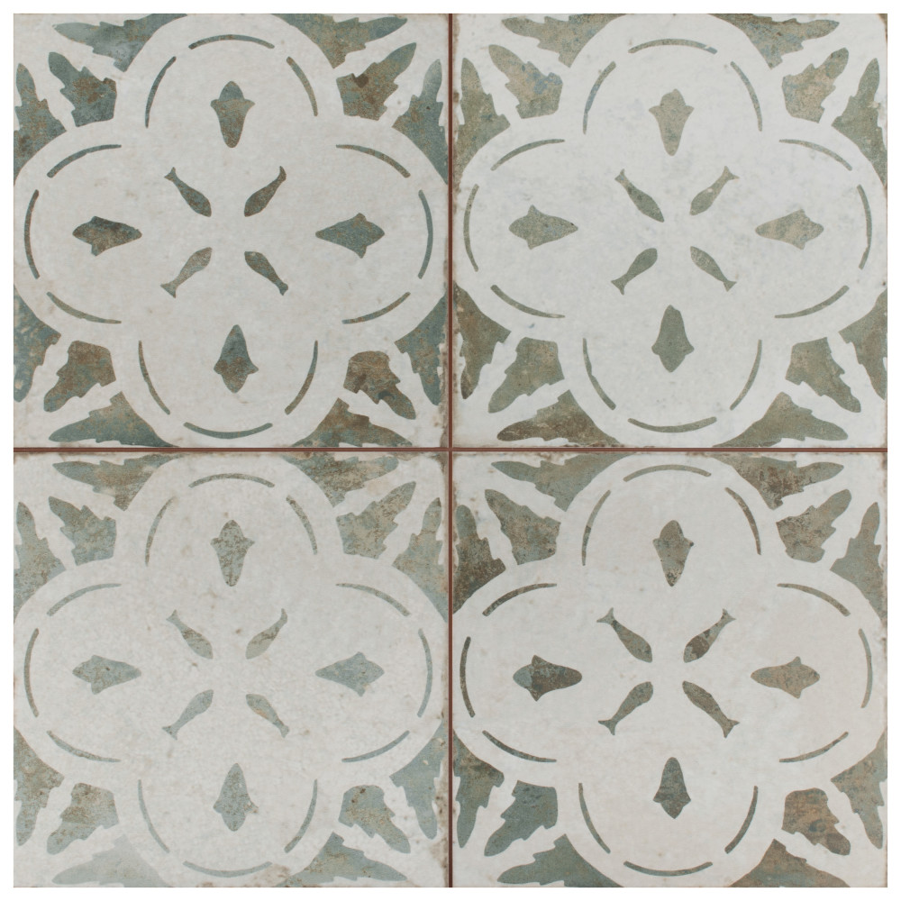 Kings Aurora Sage 17-5/8 in. x 17-5/8 in. Ceramic Floor and Wall Tile