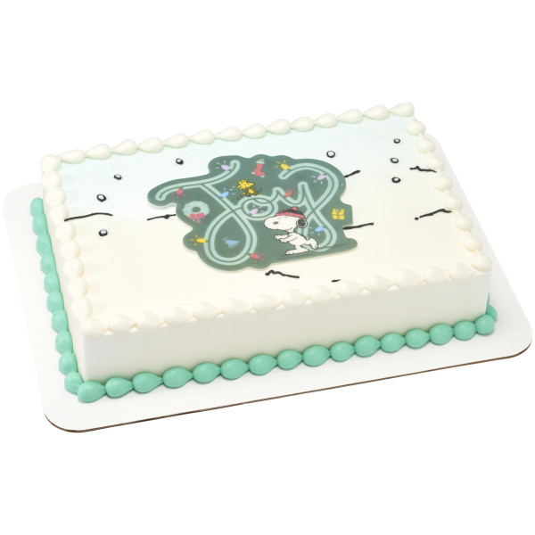 Peanuts® Snoopy® Christmas Medallions SugarStyle® Edible Decorations