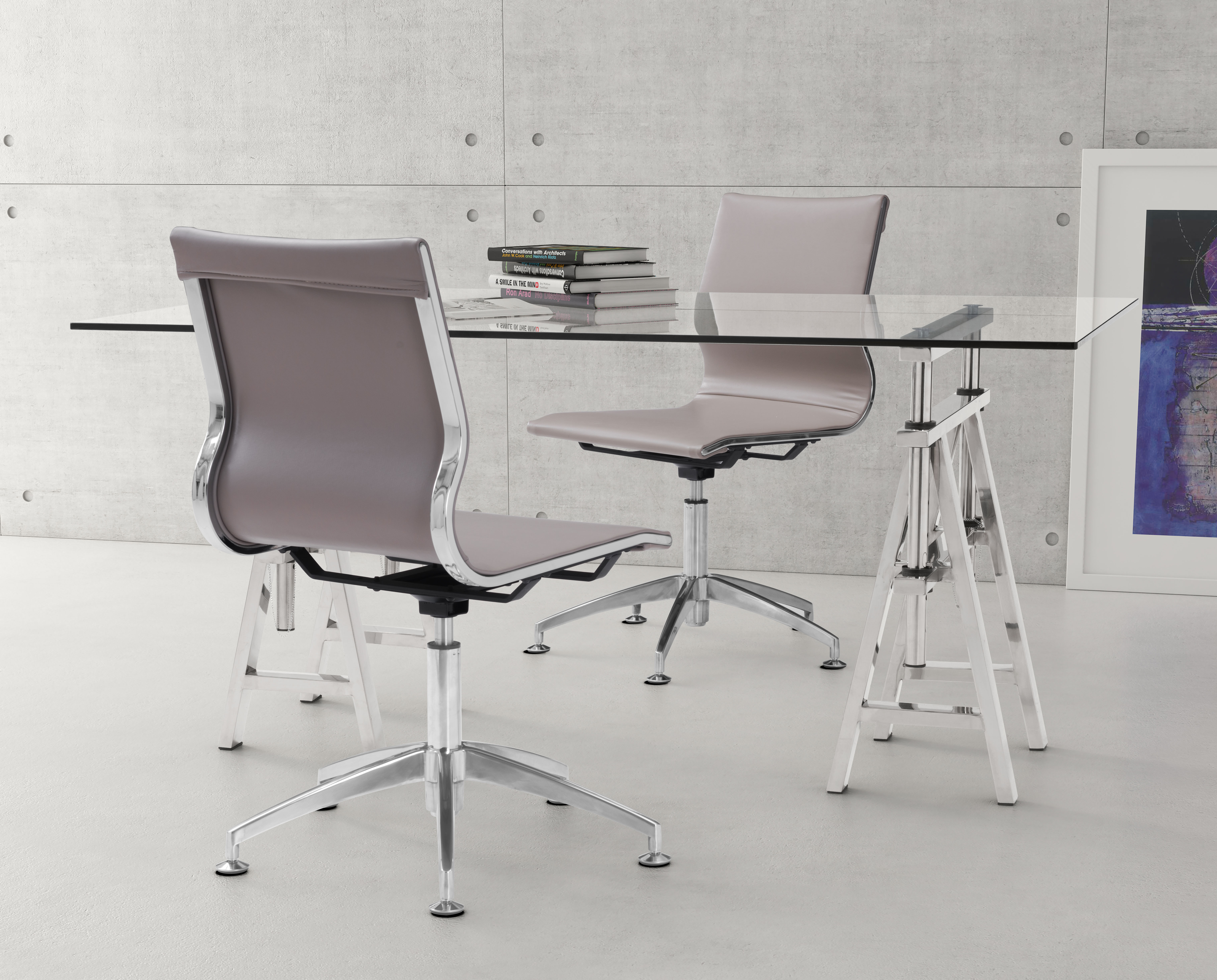 Glider Conference Chair Taupe product image