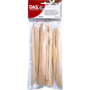 Wood Clay Modeling Tools, Set of 7