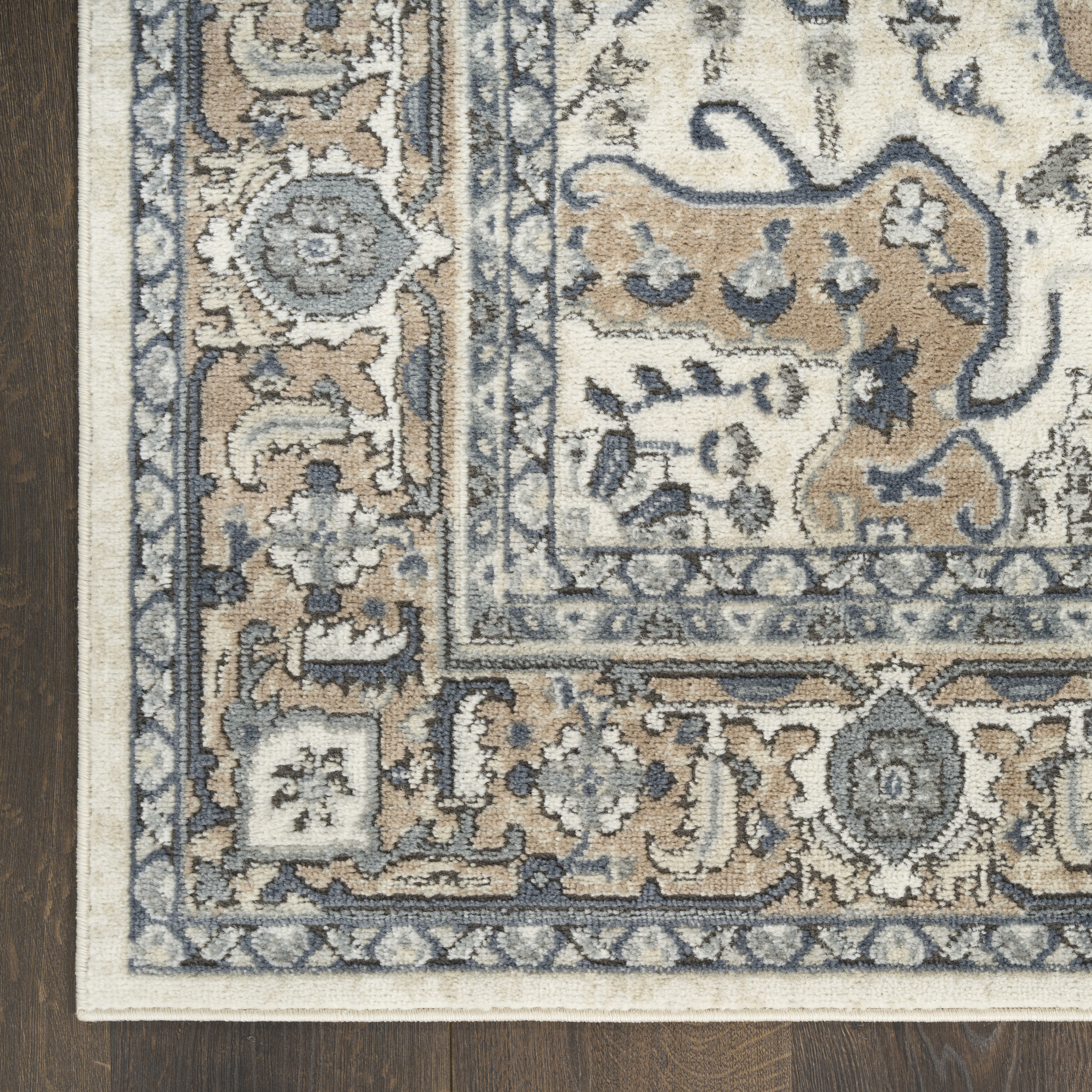 Nourison Quarry 7'10" x 9'10" Ivory Taupe Vintage Indoor Rug