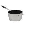 8 ½-quart Wear-Ever® tapered aluminum saucepan with SteelCoat x3™ nonstick coating and silicone handle