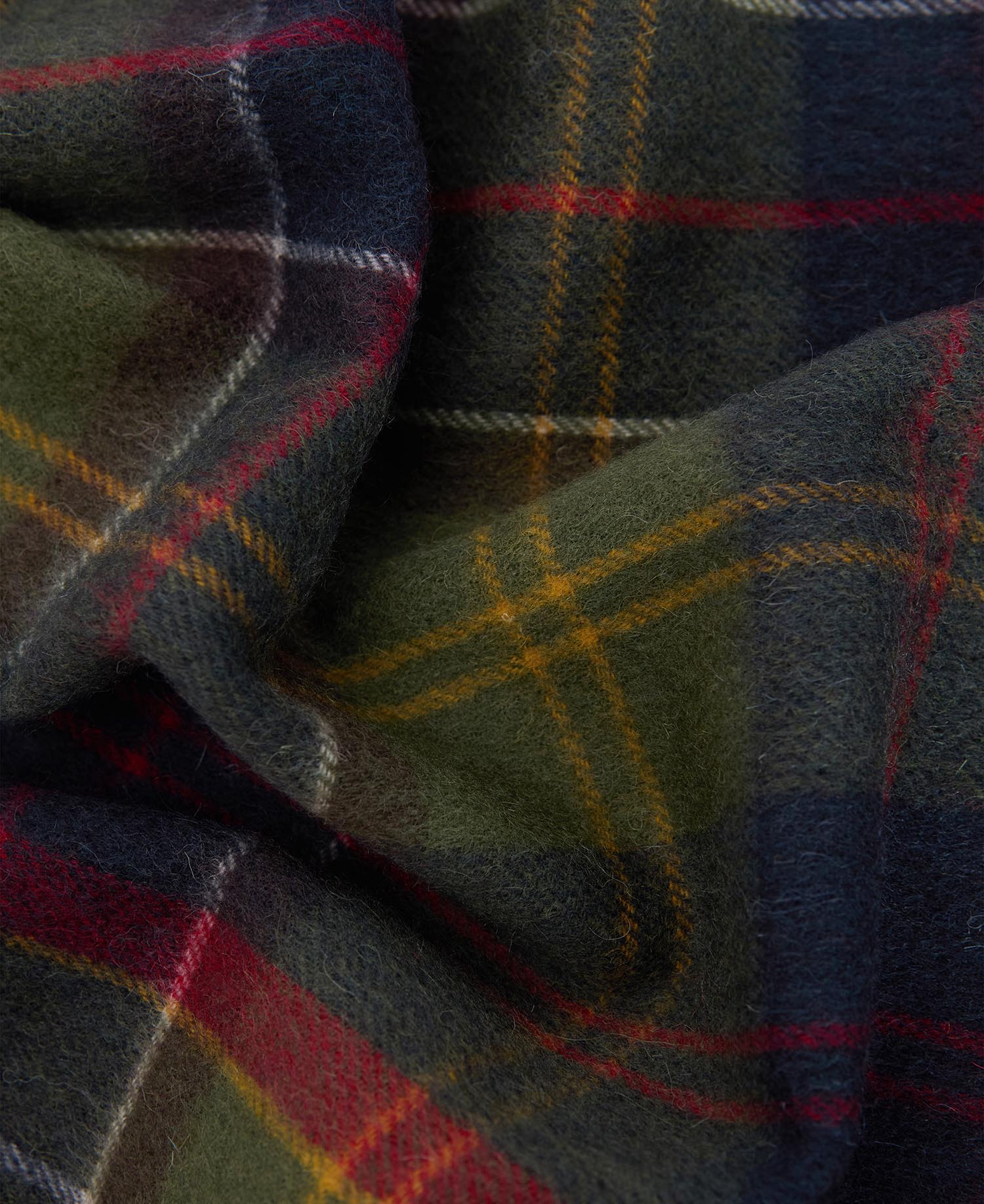 Sciarpa Brack in lana e tartan con finitura patchwork image number 2