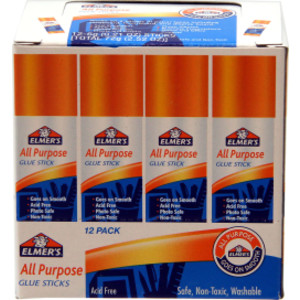 All Purpose Glue Stick, 0.21 oz, Pack of 12