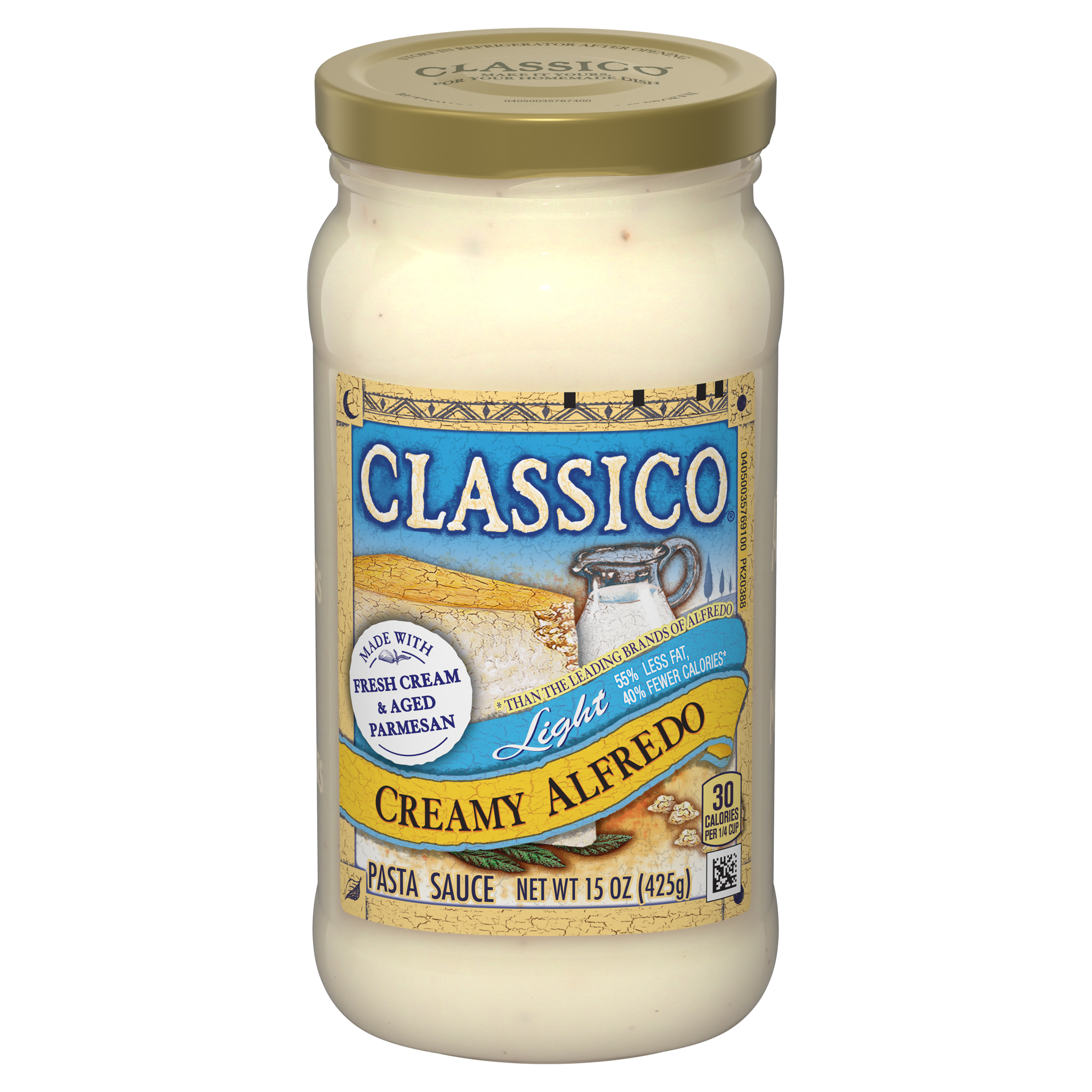Light Creamy Alfredo Pasta Sauce