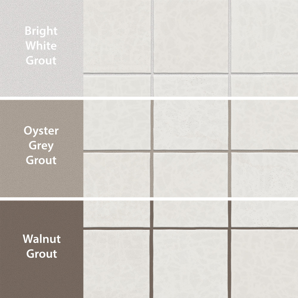 Menorca White 4 in. x 4 in. Ceramic Wall Tile
