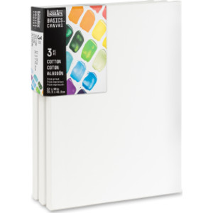 BASICS Cotton Canvas, 12x16 in, Set of 3