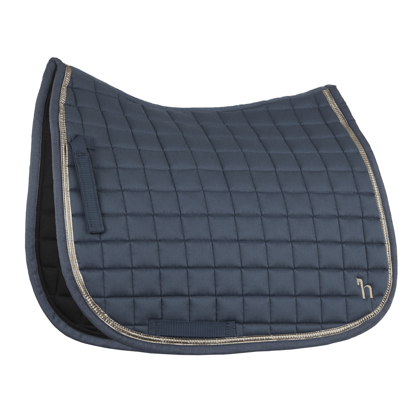 Horze Munich Dressage Saddle Pad with Metallic Piping