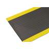 Hillyard, Gator Comfort, Anti-Fatigue Mat, 24"x36", Ribbed Black w Yellow Safety Border