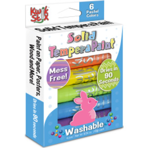 Tempera Paint Sticks Easter Edition, 6 Pastel Colors