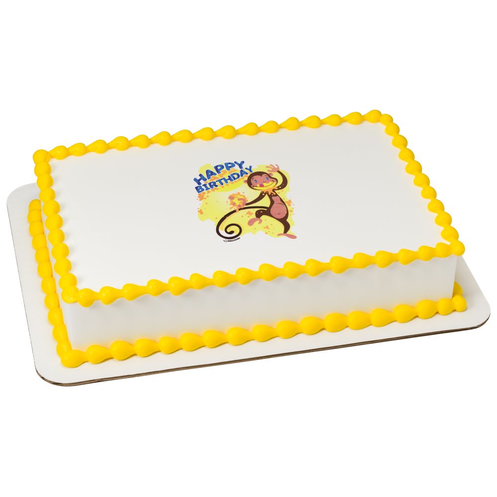 Image Cake Monkey Birthday