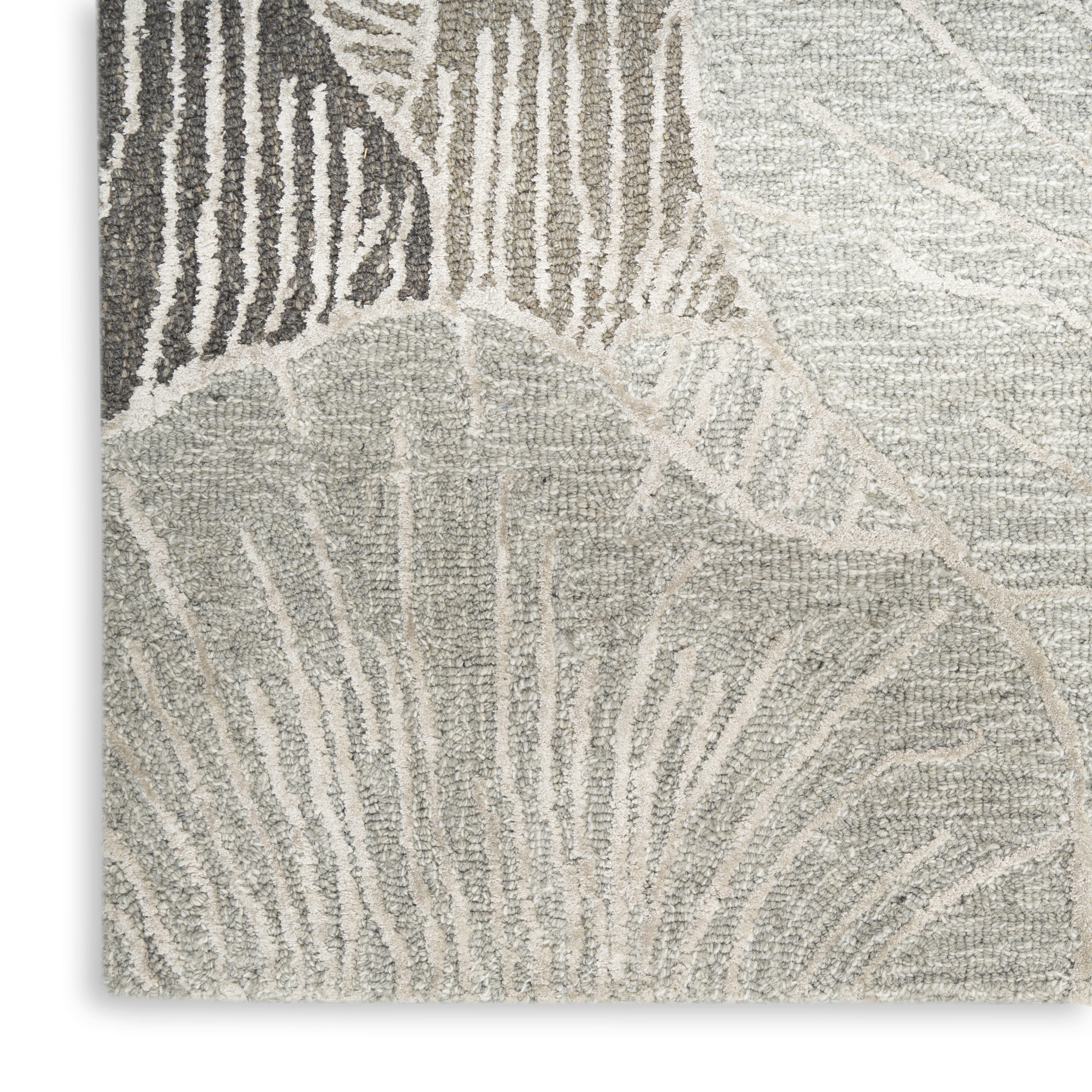 Nourison Avra 7'9" x 9'9" Grey Modern Indoor Rug