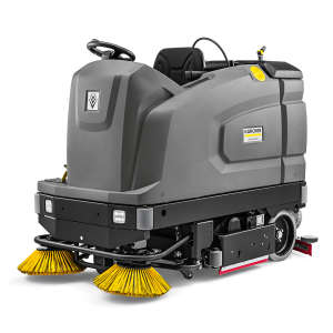 Karcher, B 260 RI BP, 2 SB, R120 Head w/ 36 V 650 Ah Steel Case Batteries and HE Shelf Charger, 47", Cylindrical, Ride-On Floor Scrubber