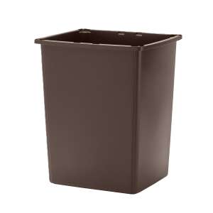 RUB256BBR, Rubbermaid Commercial,  Fulfill Trash Can, 56 gal, Plastic, Brown