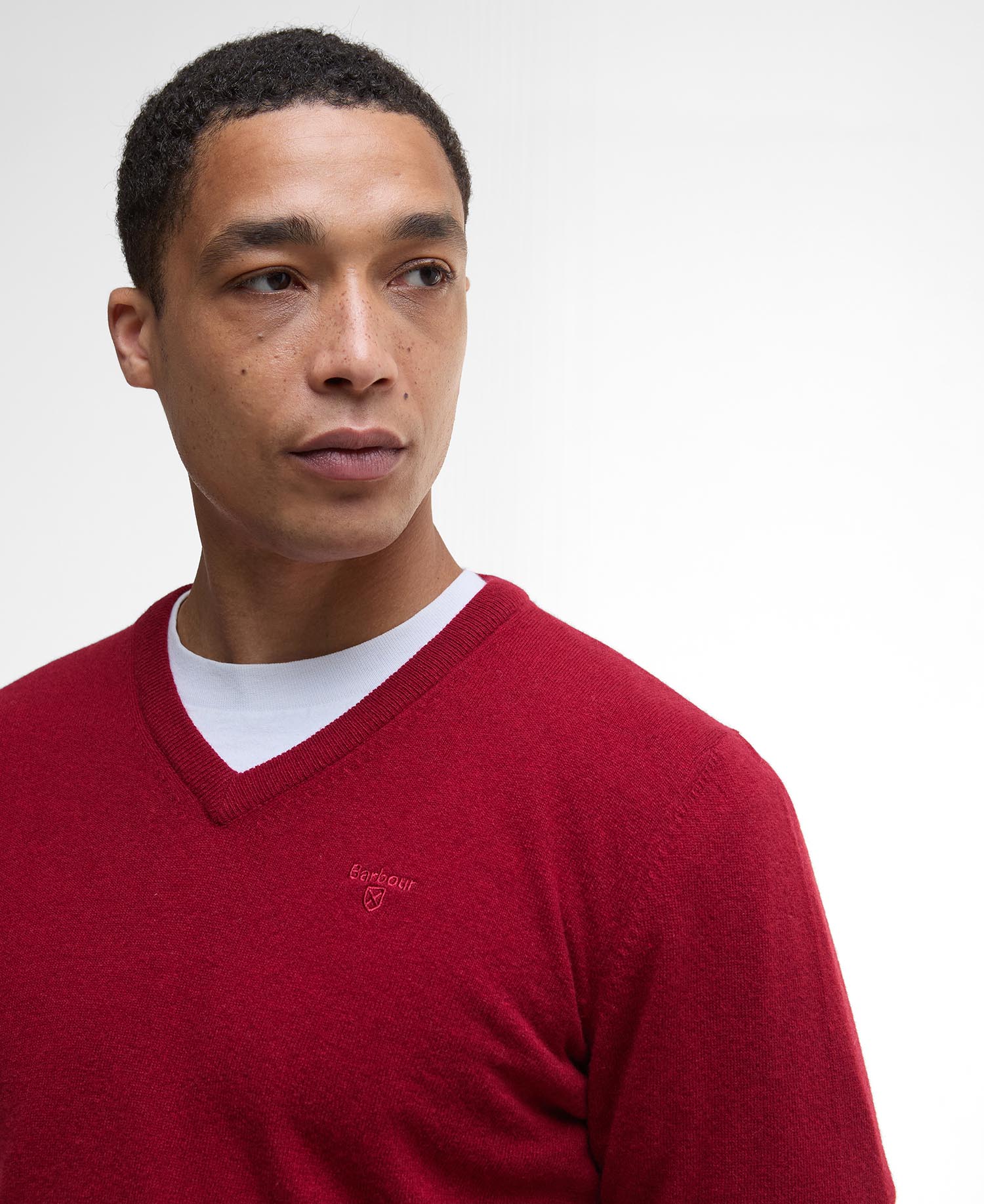 Essential V-Neck Jumper image number 3