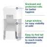 Tork, OptiServe 2-Roll Coreless, Coreless Bath Tissue Dispenser, White