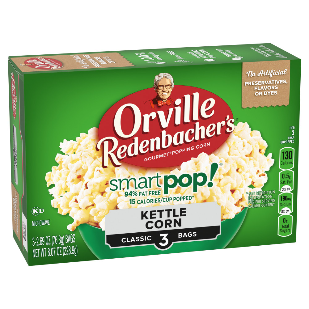 ORVILLE REDENBACHERS Smart Pop Kettle Corn Conagra Foodservice
