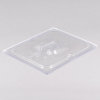 Half-size Super Pan® solid clear polycarbonate cover