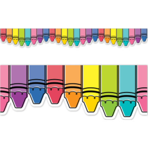 Core Decor Doodle Crayons EZ Border, 48 Feet