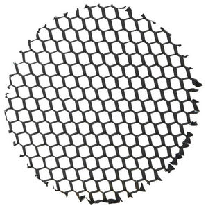Trac-Master®, HCLBL Series, Hexagonal Cell Louver, 2 in. Dia., Black