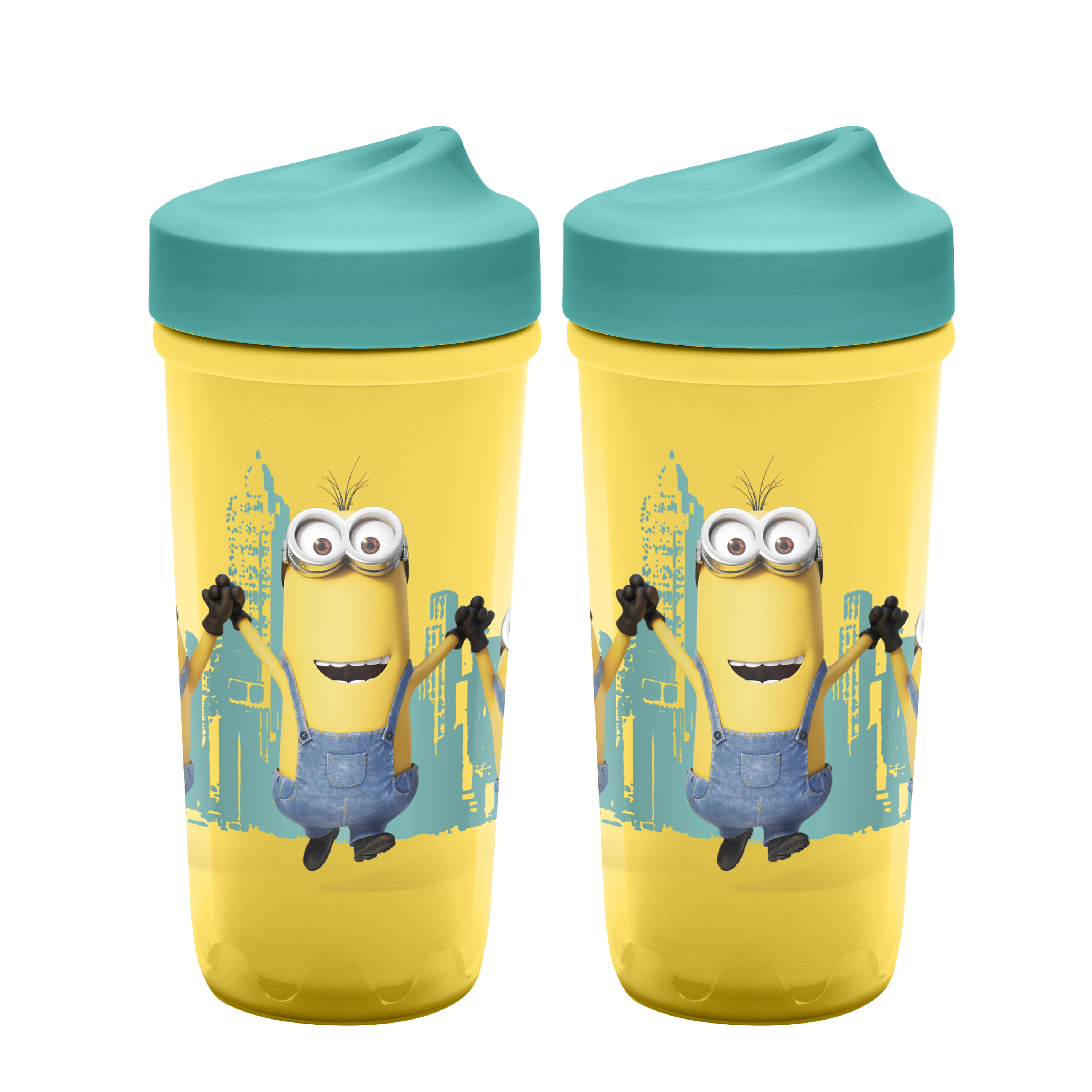 Despicable Me 8.7 ounce Sippy Cup, Minions, 2-piece set slideshow image 1 Despicable Me 8.7 ounce Sippy Cup, Minions, 2-piece set slideshow image 1