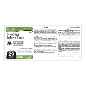 Label RTU Ars 829 GS Bathroom Cleaner