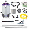 ProTeam, GoFit 6 w/ ProBlade Carpet Tool Kit, 14", Backpack Vacuum