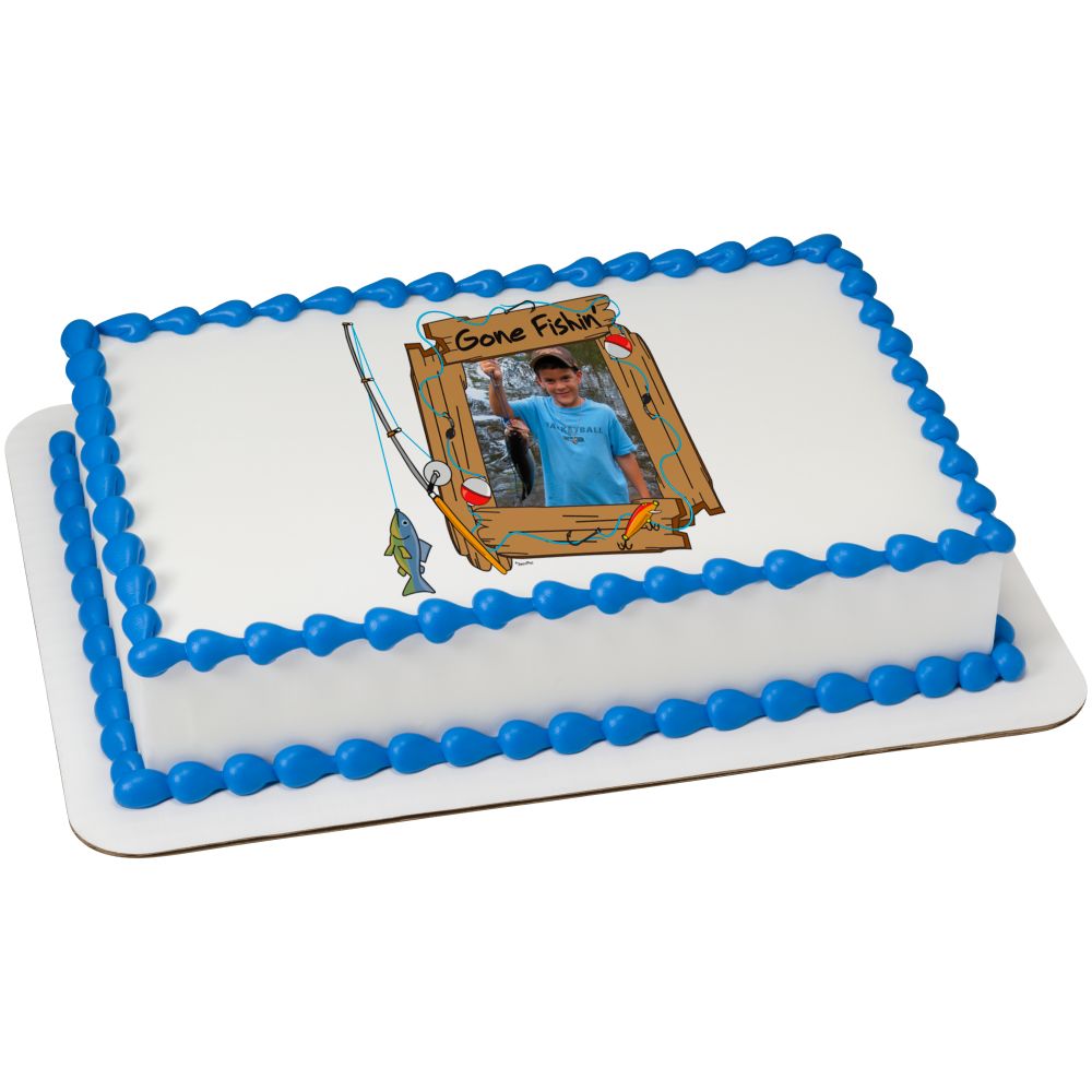 Image Cake Gone Fishin'