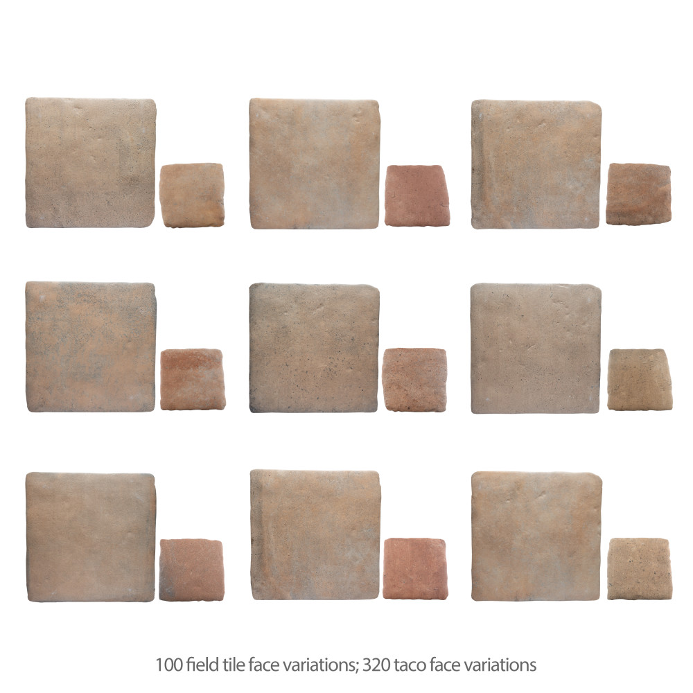 Benisa Marelle Teja with Cotto Taco 11-7/8 in. x 17-3/4 in. Porcelain Floor and Wall Tile