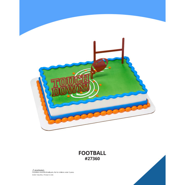 Football The Magic of Cakes® Icing Only Page