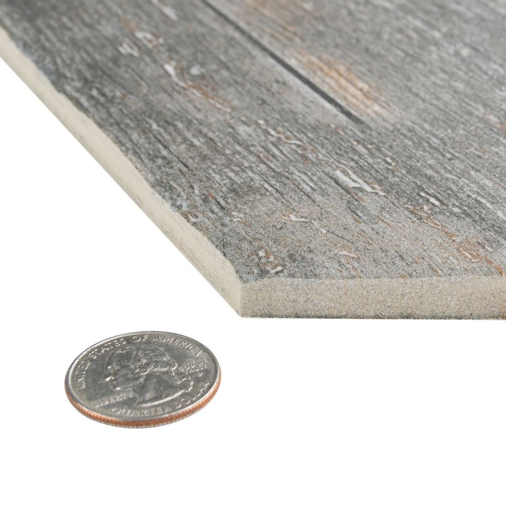 Retro Hex Cendra 14-1/8 in. x 16-1/4 in. Porcelain Floor and Wall Tile