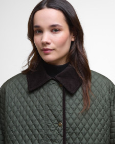 Oakham Quilted Cape Olive
