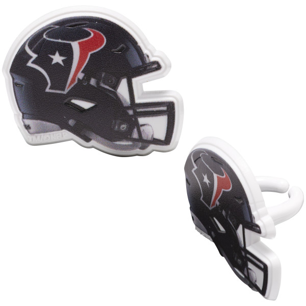 NFL Team Helmet Cupcake Rings
