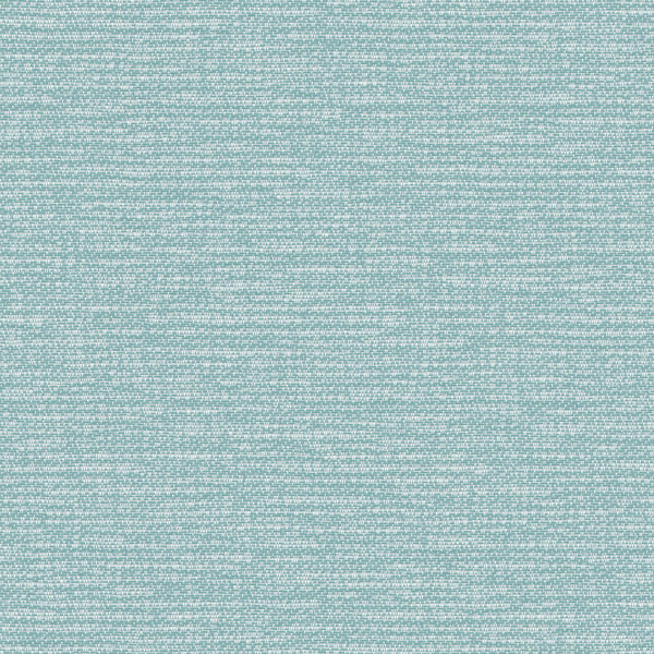 Teal woven fabric displays fine horizontal threads and tiny white flecks, filling a close-up frame as a wallpaper or upholstery texture.