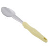 14-inch heavy-duty stainless steel solid basting spoon with yellow Ergo Grip™ handle