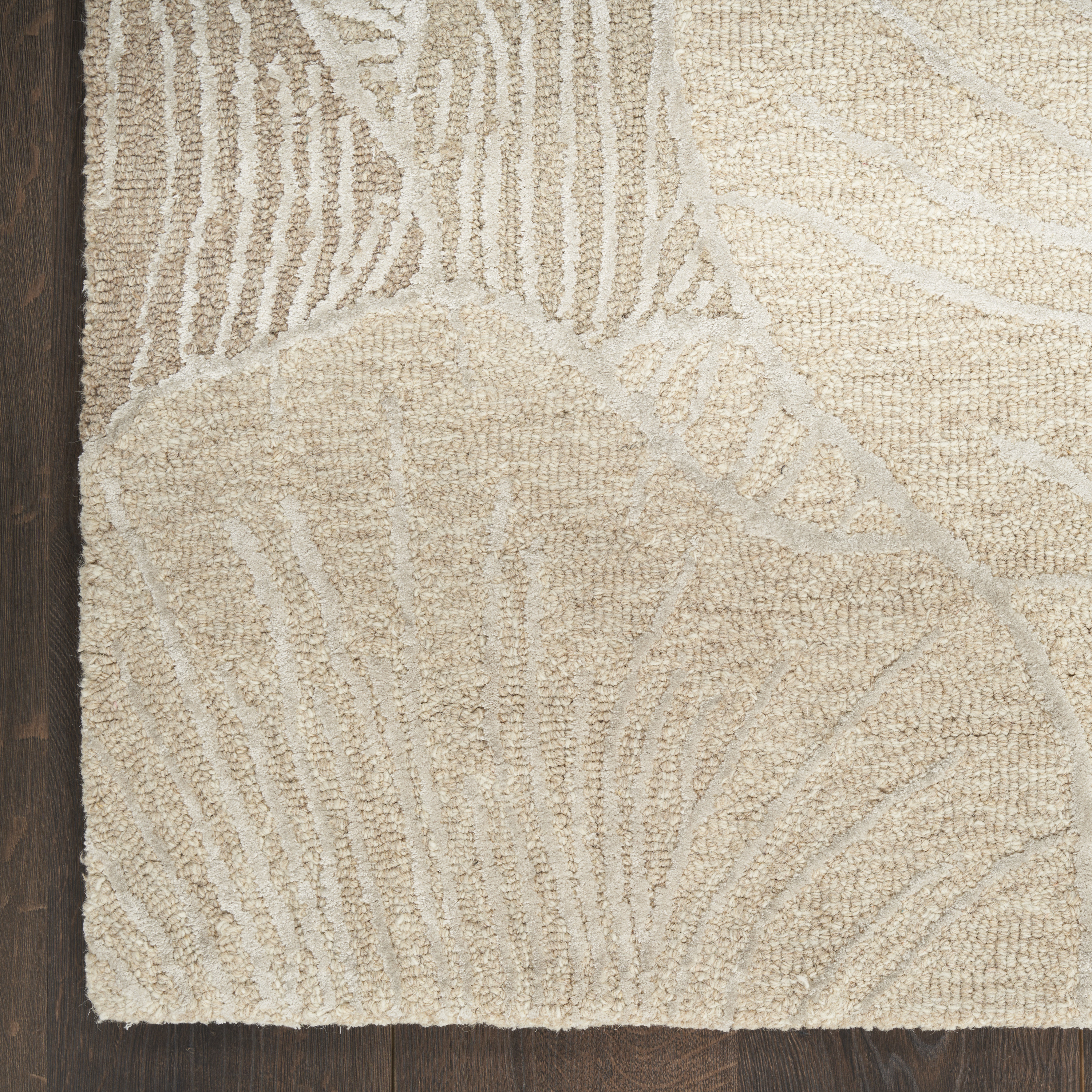 Nourison Avra 8'6" x 11'6" Taupe Modern Indoor Rug