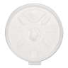 Dart, Lift N' Lock Plastic Hot Cup Lids, With Straw Slot, Fits 10 Oz To 14 Oz Cups, Translucent