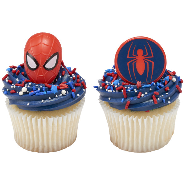 Spider-Man™ and Mask Retail Cupcake Rings