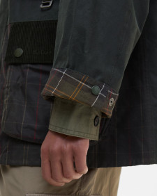 Giacca cerata Bedale oversize Barbour x Crocs 