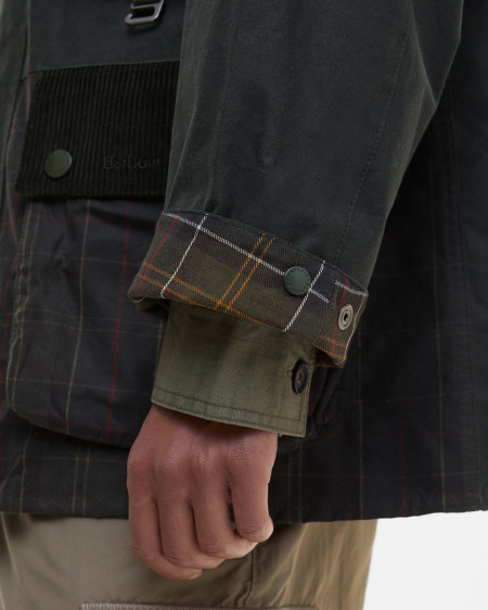 Giacca cerata Bedale oversize Barbour x Crocs