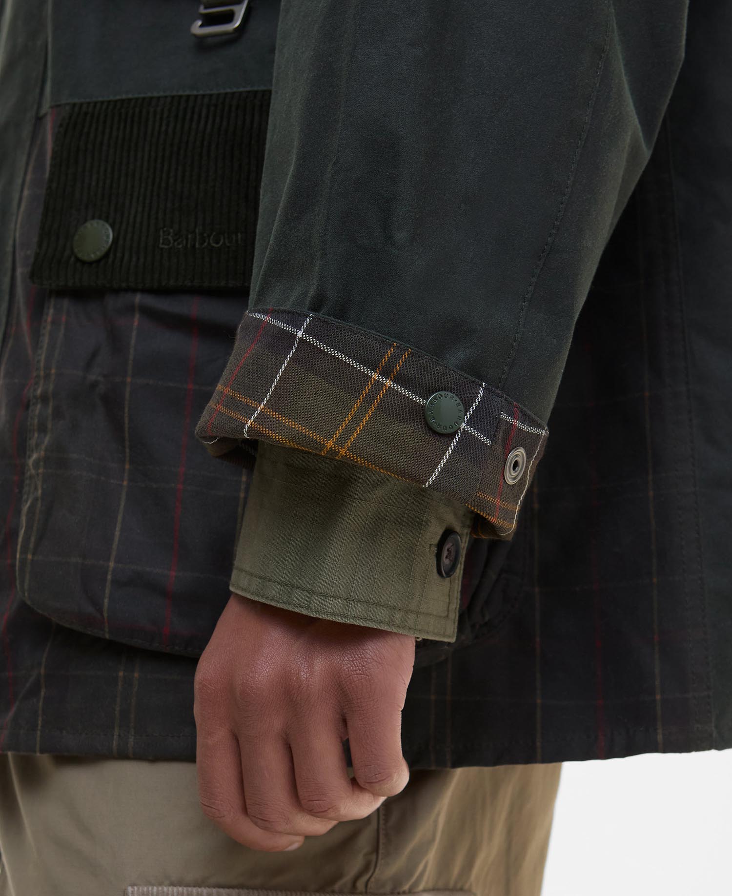 Giacca cerata Bedale oversize Barbour x Crocs image number 6