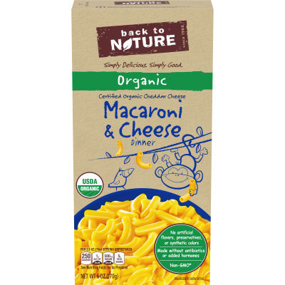 Back to Nature Organic Macaroni & Cheese Dinner, 6 oz Box